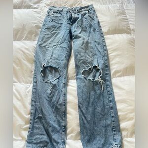 Levi's Women's Distressed Blue Jeans